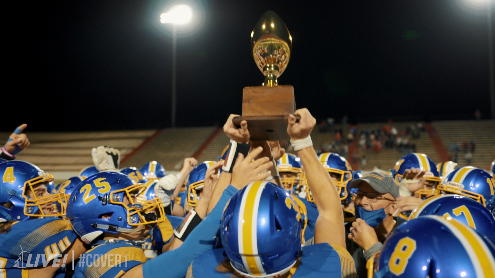 The Brock Eagles claimed a Class 3A Division I Area title on Thursday night following a dominating 69-34 win over Denver City.
