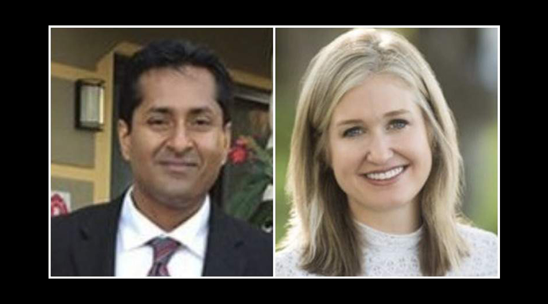 Dr. Bharat Narumanchi (L) | Dr. Katherine Lindley Dodson (R)
