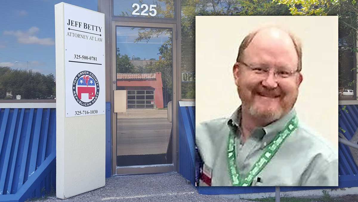 Former Tom Green County Chair Jeff Betty