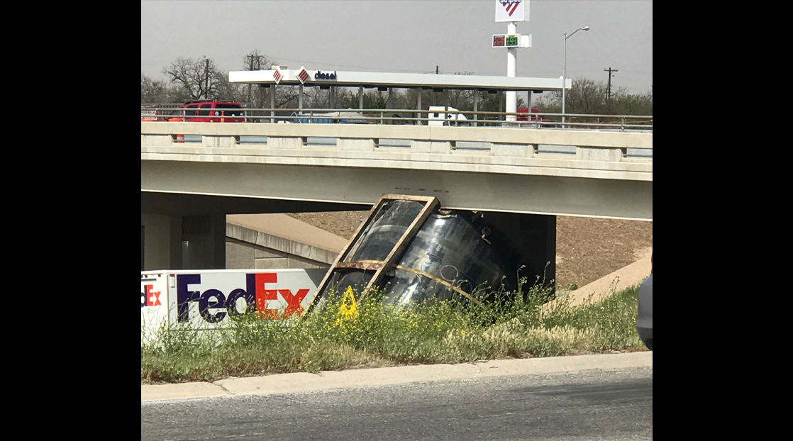 Bell St Bridge Crash