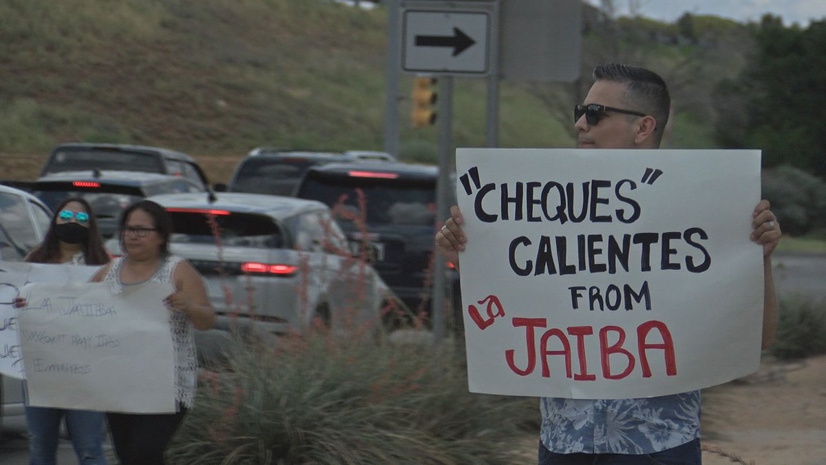 La Jail Employee Protest | Courtesy of CBS7