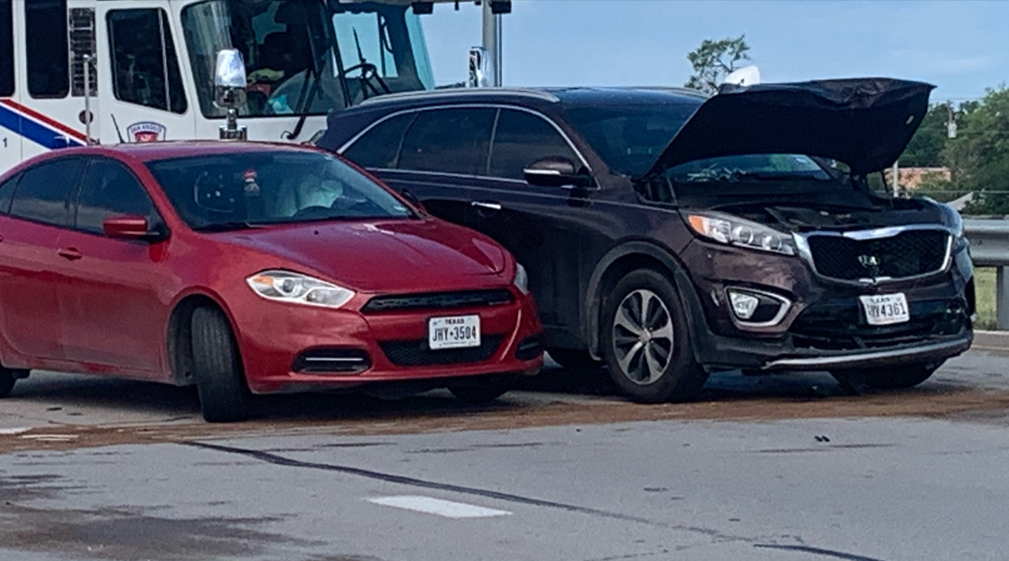 Drama Leads to Accident on Houston Harte | Live Photo Matt Trammell