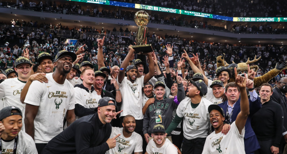 2021 NBA Finals Champions Milwaukee Bucks