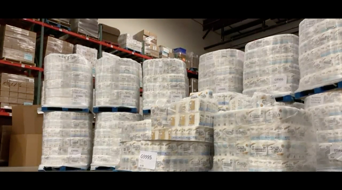 West Texas Food Bank Toilet Paper Donation