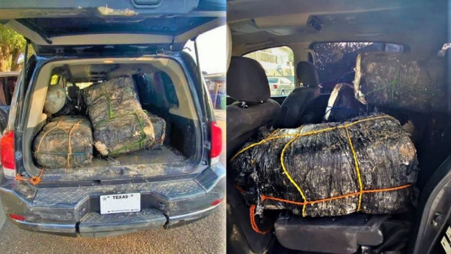 Marijuana Bundles Left Behind In SUV