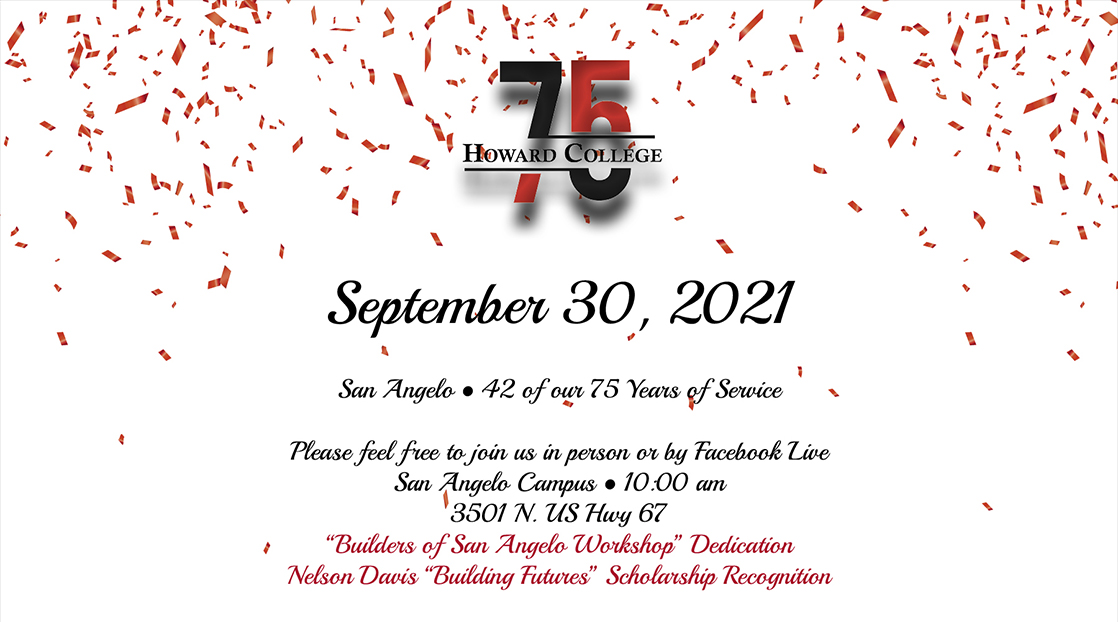 Howard College 75th Anniversary
