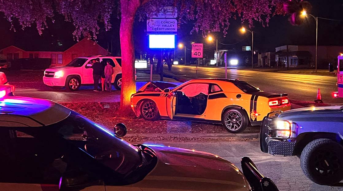 Crash At Abe And Highland | Live Photo Manny Diaz