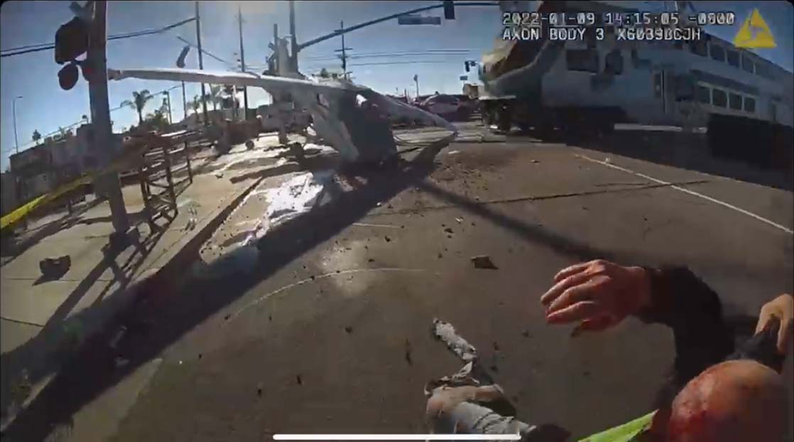 Man Cheats Death Twice After Crashing Plane On Railroad Tracks