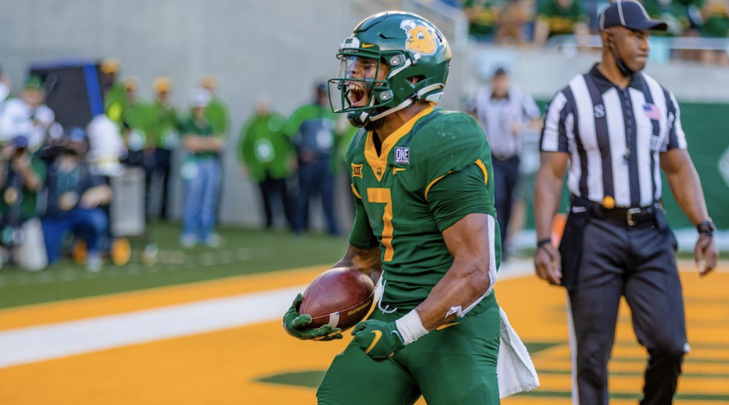 Baylor Bear running back Abram Smith