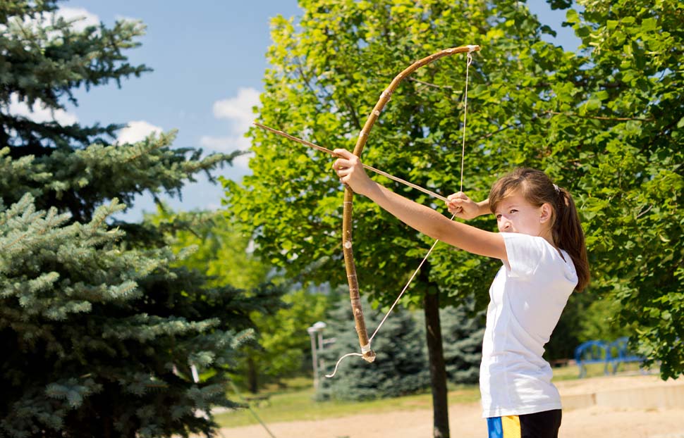 Shooting Bow and Arrow | DepositPhotos