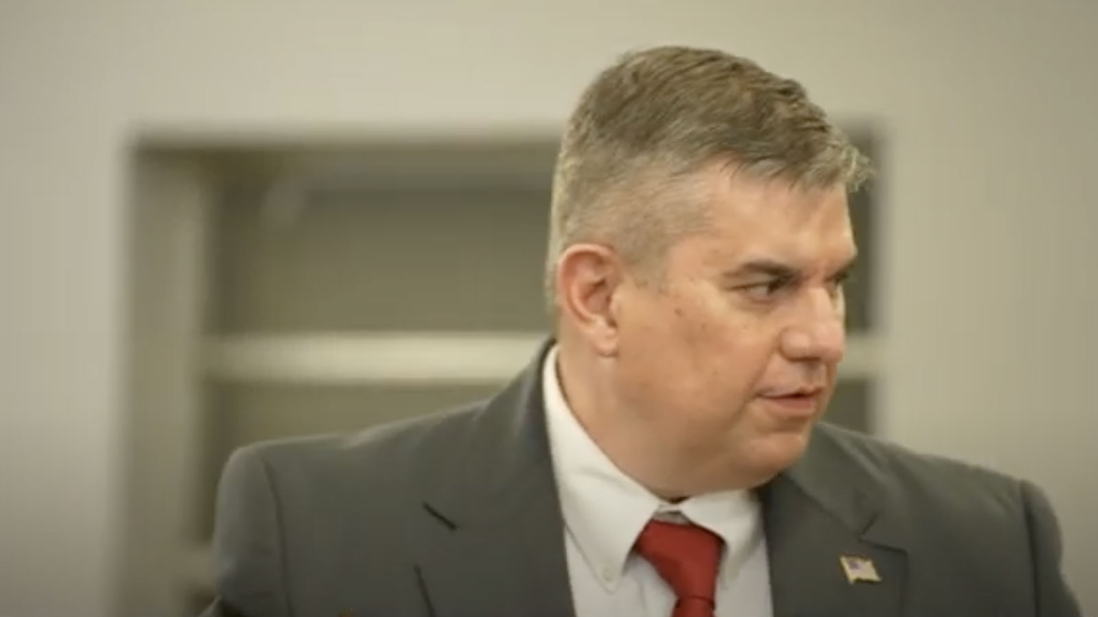 Candidate for Tom Green County Judge Joe Hyde at the Christoval candidate forum held on Feb. 1, 2022