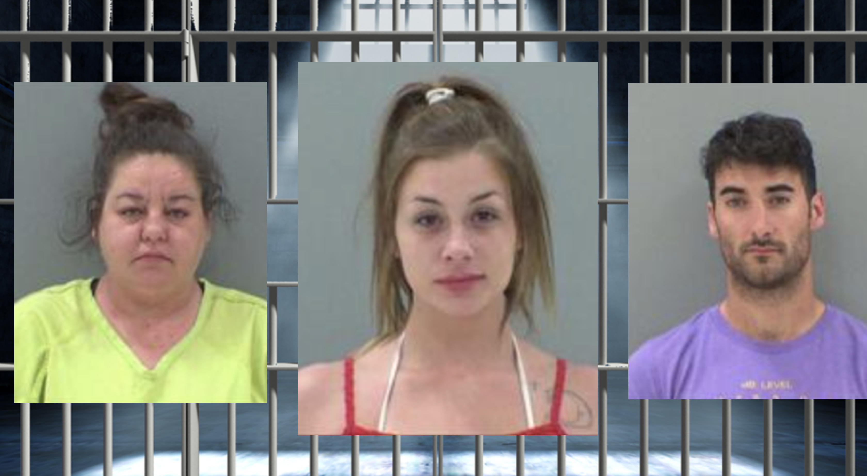 Melyssa McIntire (L) Kenlee Freeman (M) Steven Alvarado (R)