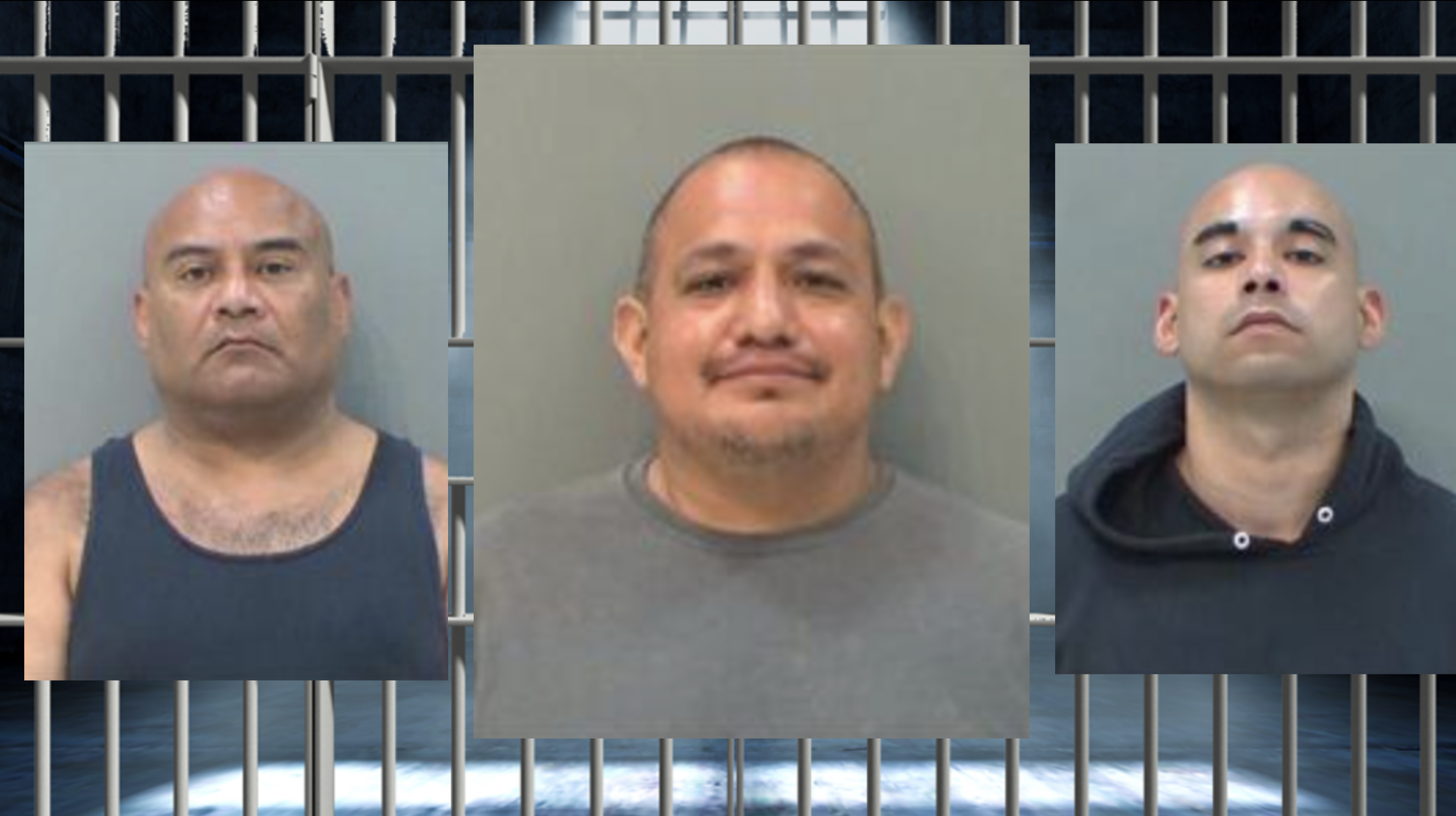 Bernabe Martinez (L) Jose Gonzalez (M) Gabriel Perez (R)