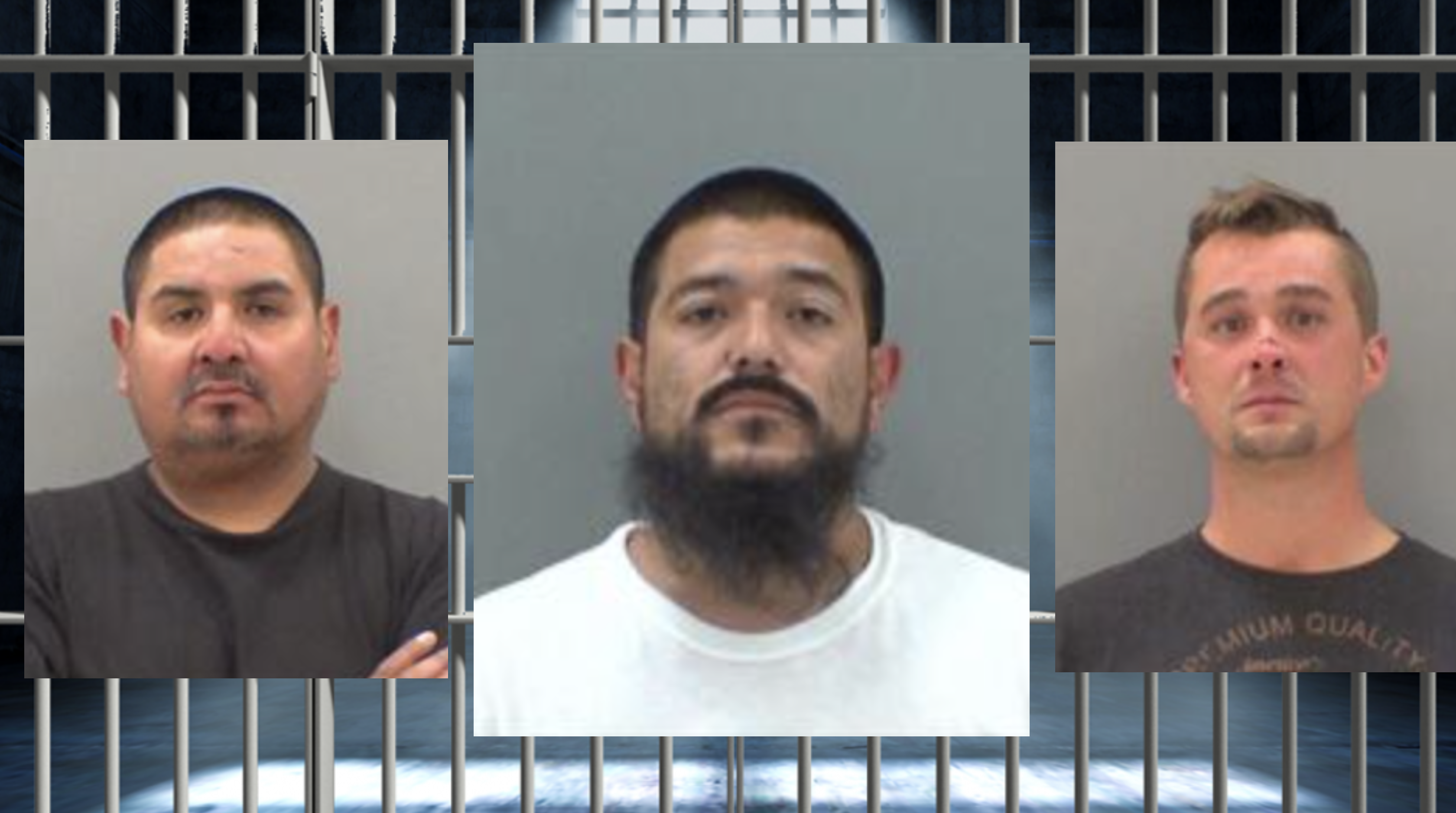 Jessie Capuchino (L) Jesus Urias (M) Christopher Sredanovich (R)