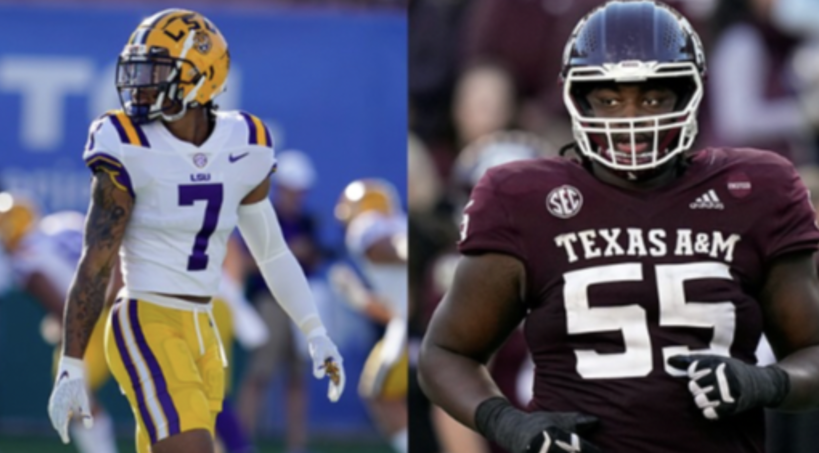 Texans Draft LSU's Stingley and TAMU's Green