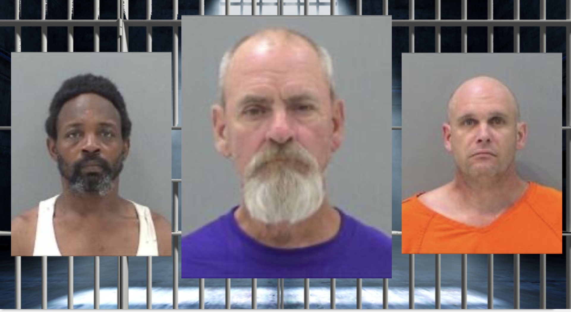 James Pittman (L) Jimmie Proctor (M) Travis Goetz (R)