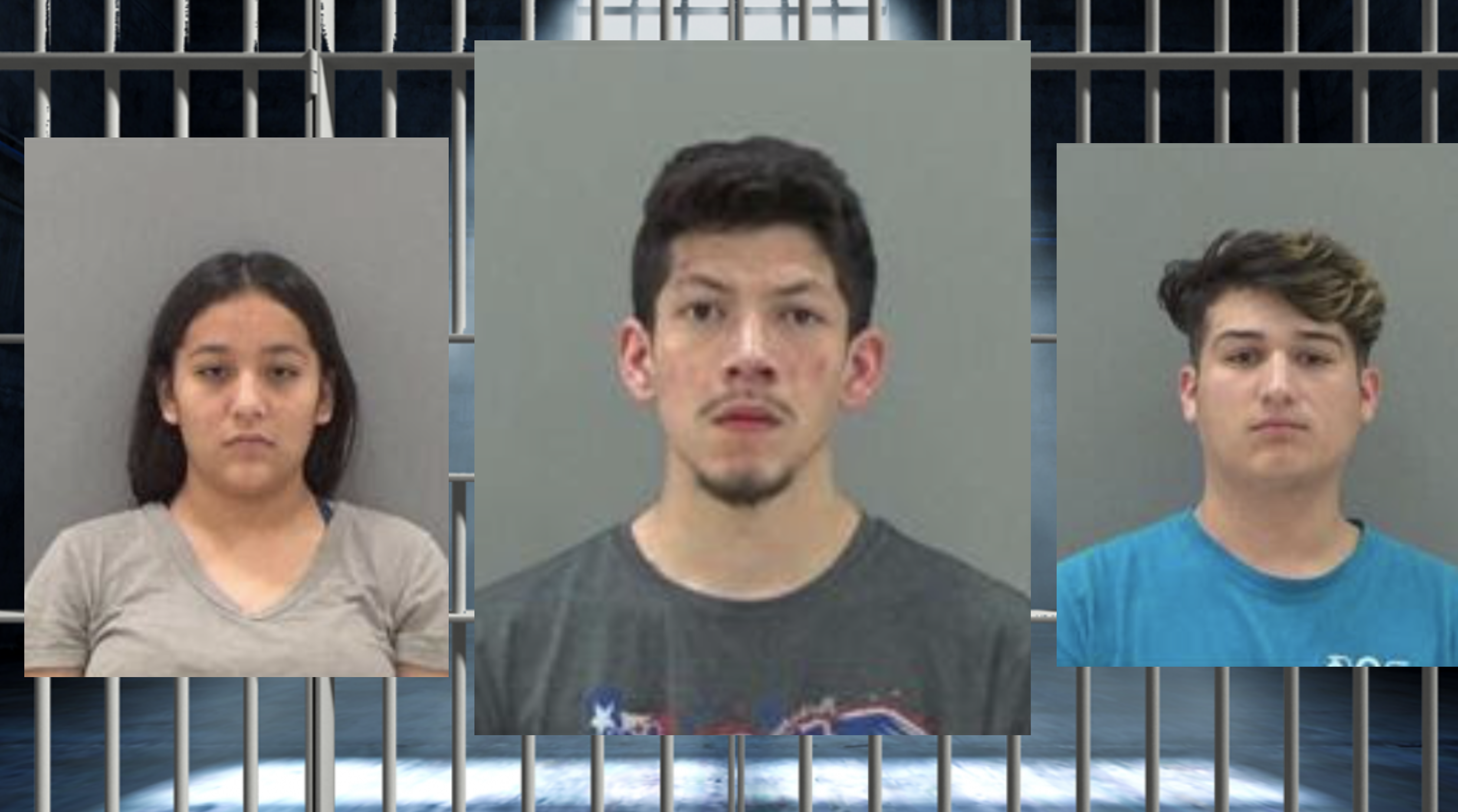 Brissa Sanchez (L) Jacob Esquivel (M) Joe Tellez (R)