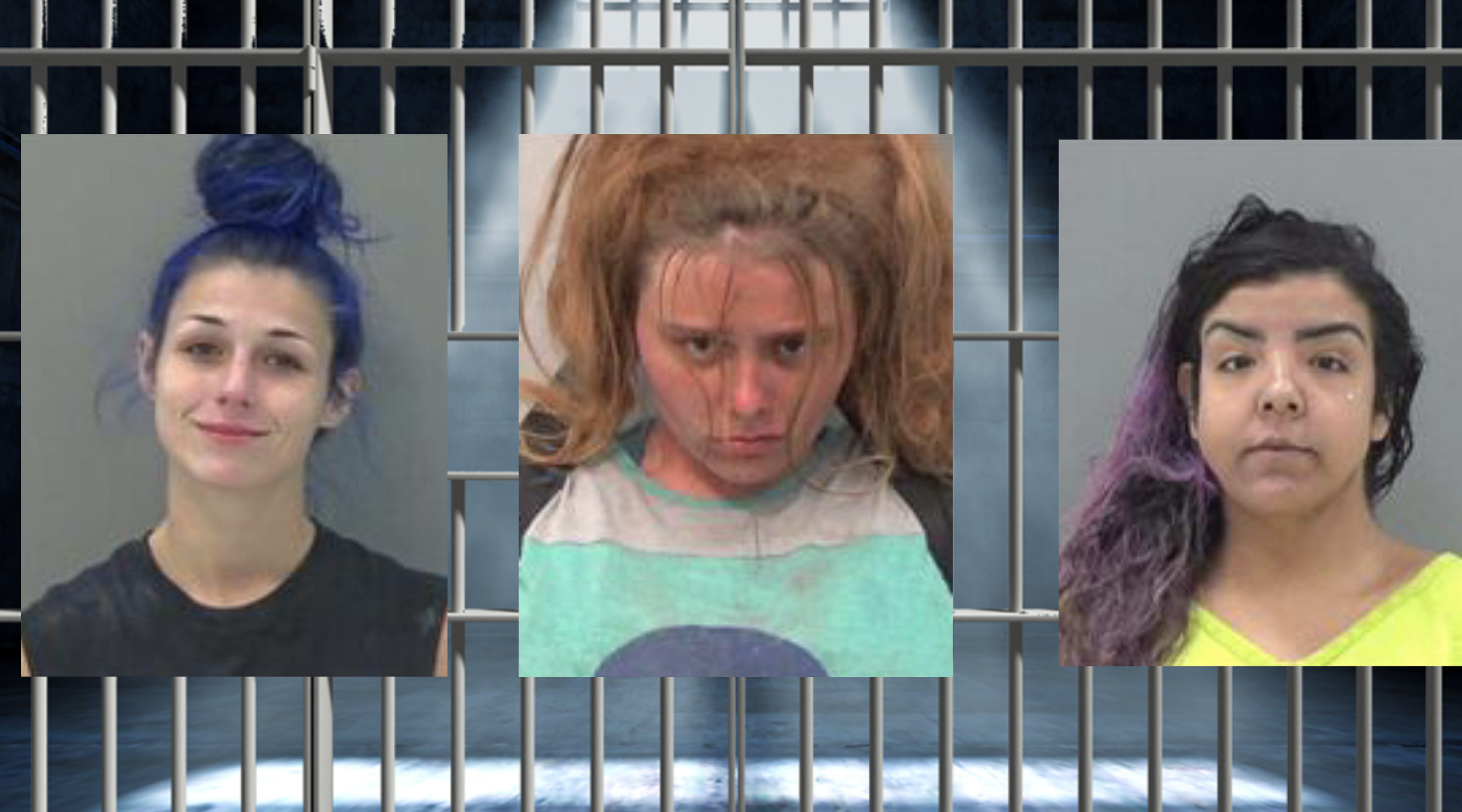 Tabitha Hutson (L) Destini Casey (M) Arriele Ramirez (R)