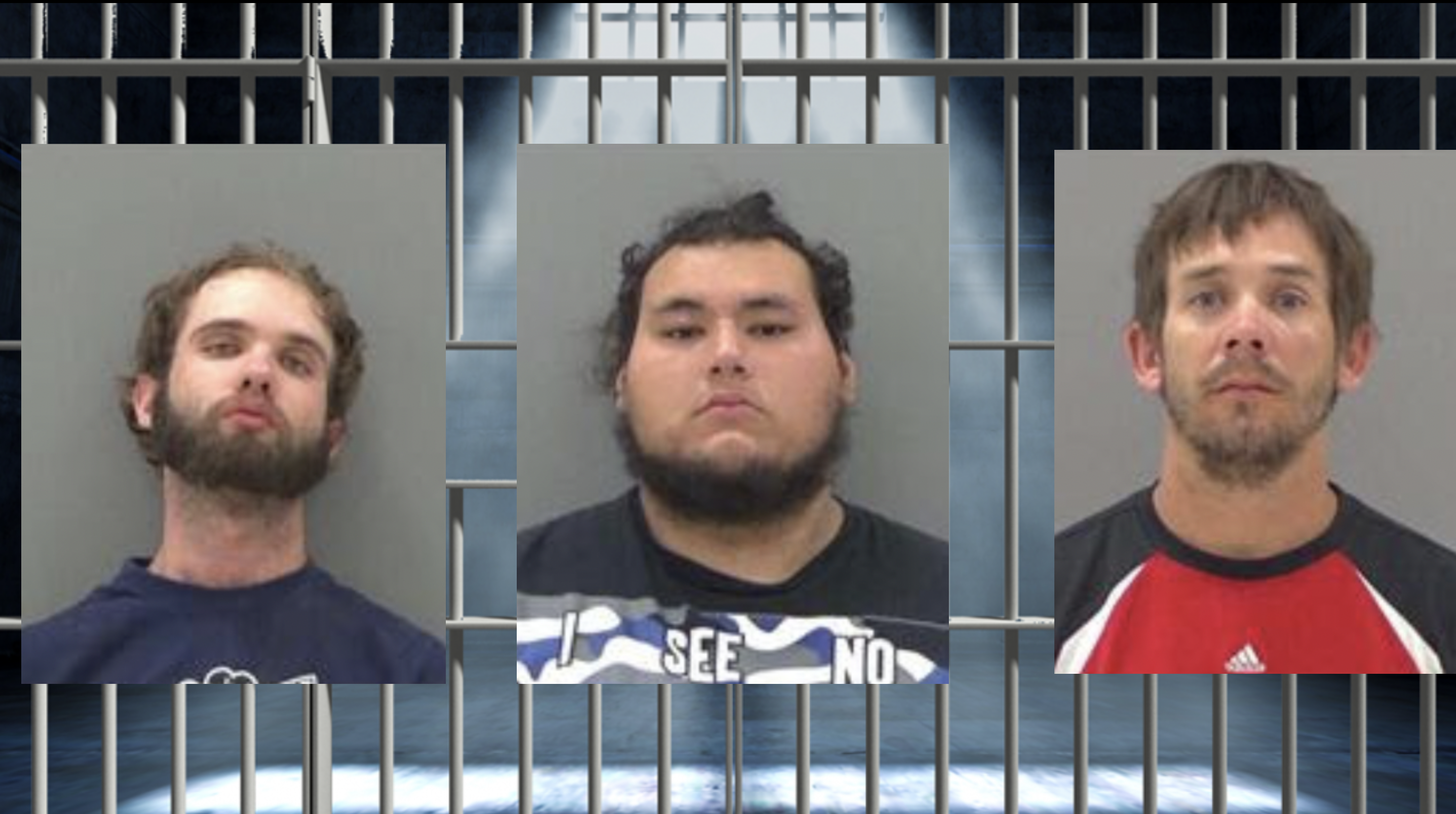 Joshua Huckabee (L) Giovanni Sistos (M) Sean Willingham (R)