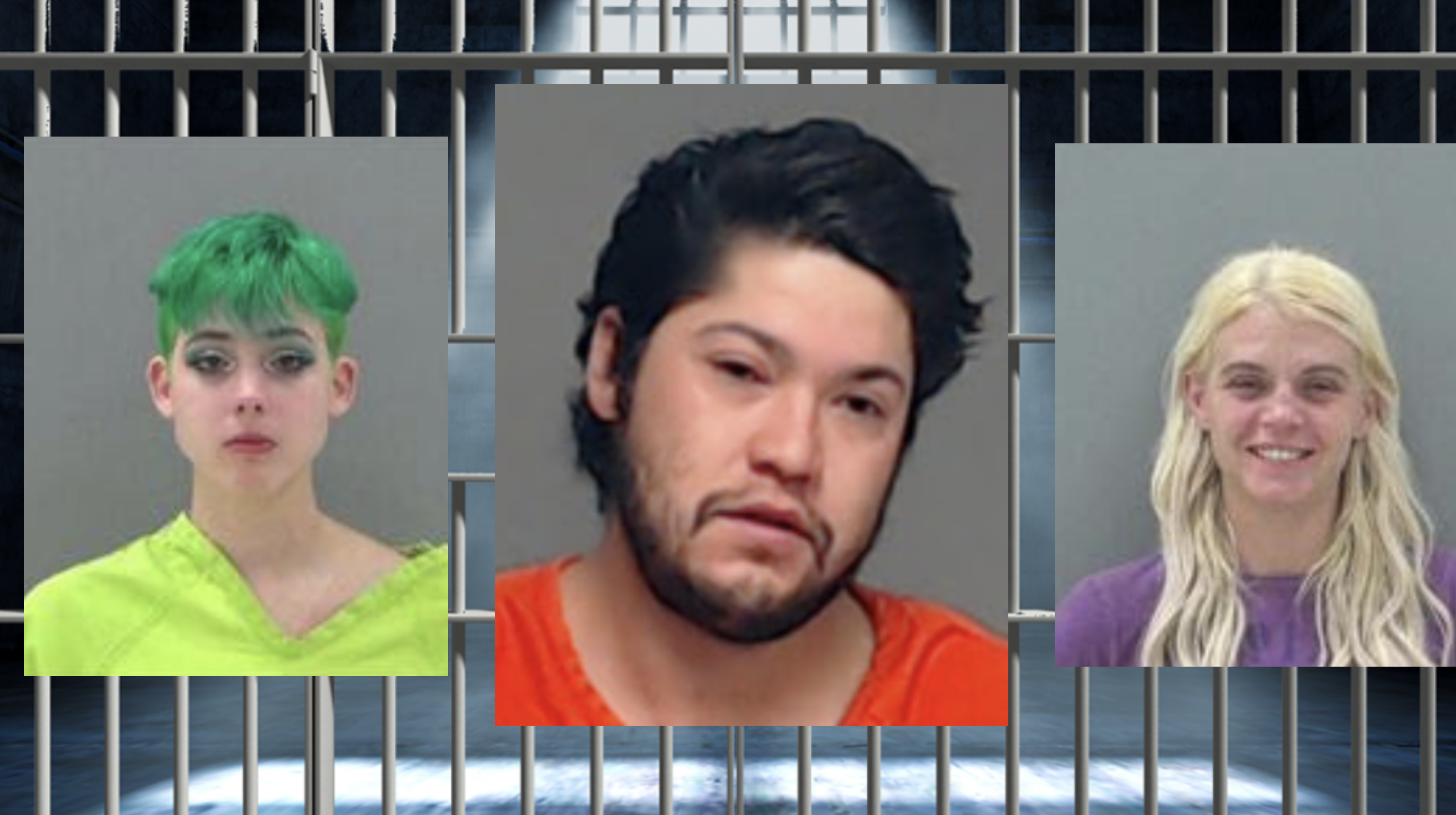 Chyna Teague (L) Nicholas Garcia (M) Chealsea Middaugh (R)