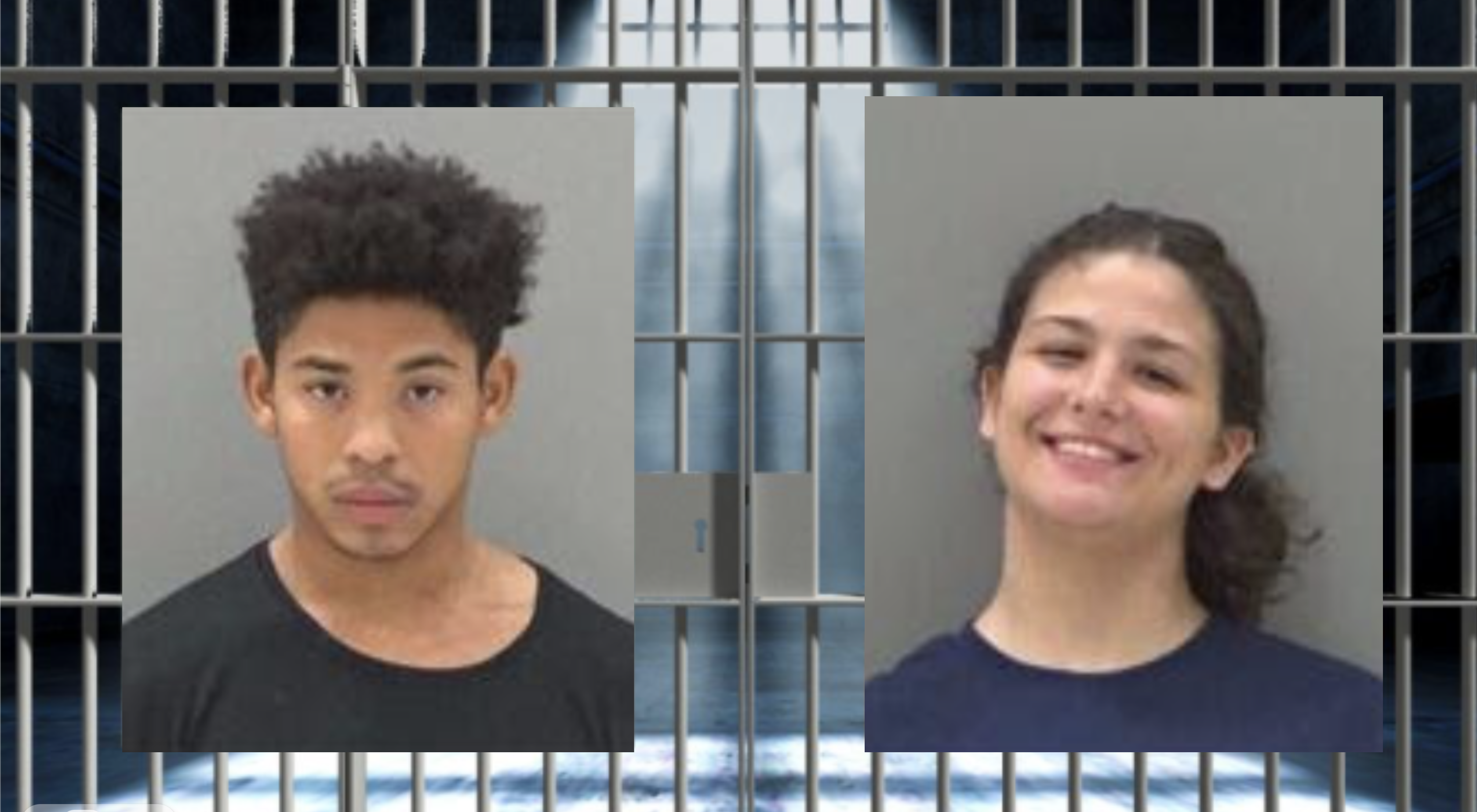 Xavier Cassel (L) Brittany Cozine (R)