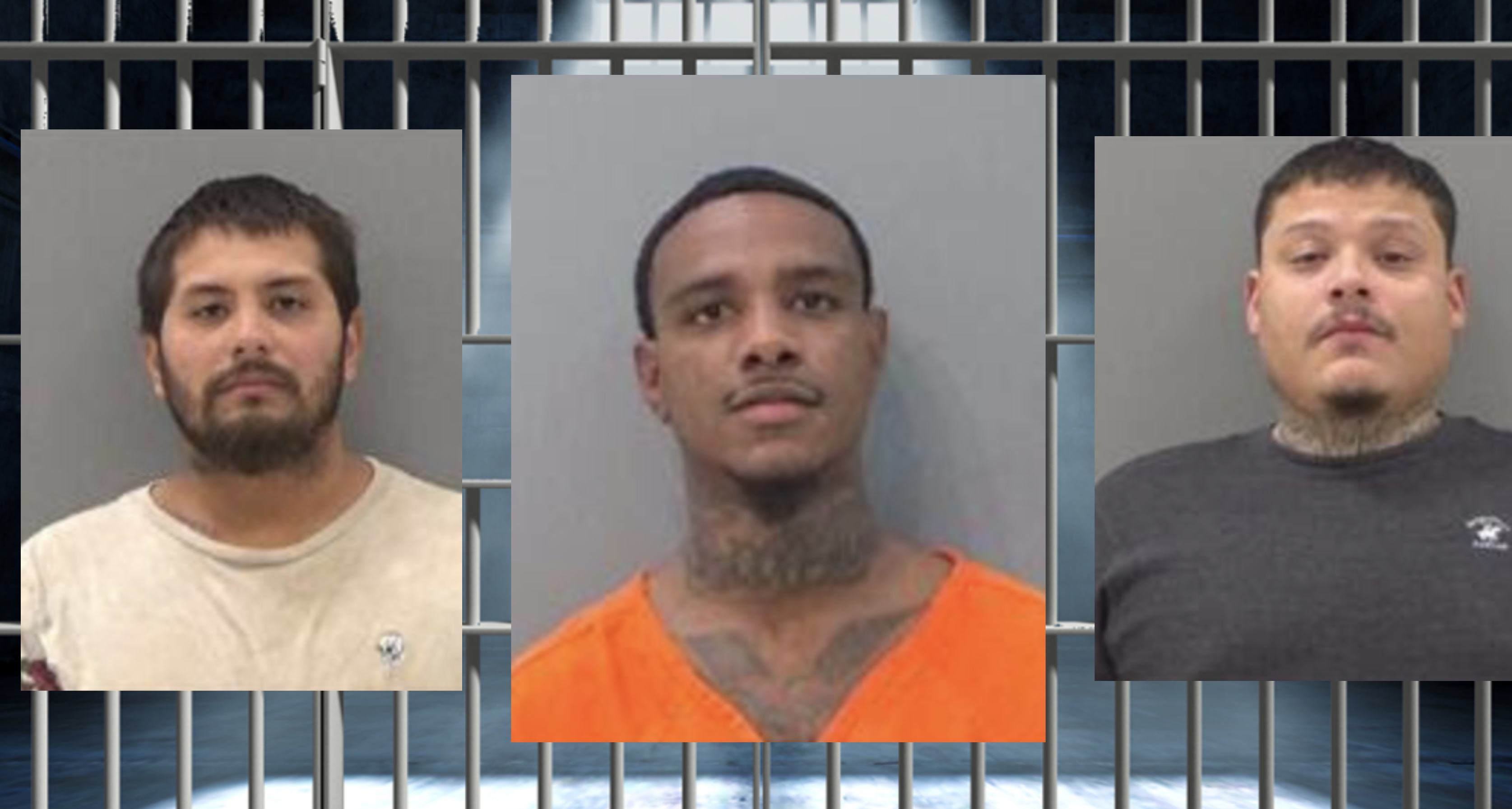 Rodolfo Mendoza (L) Sadarian Sephus (M) Jesse Rios (R)