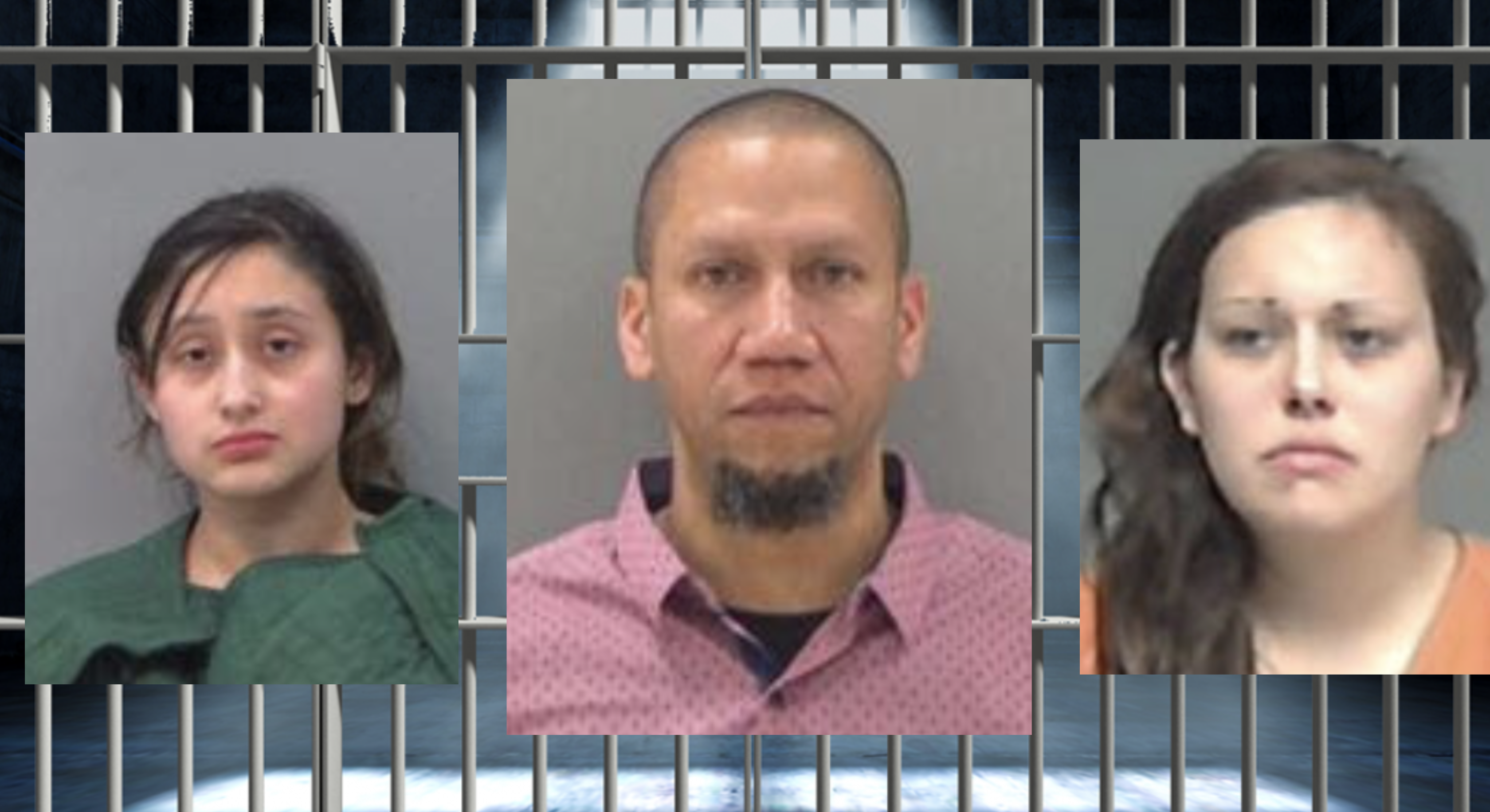 Priscilla Rodarte (L) Julio Arzeno-Mejia (M) Brittny Daughabaugh (R)