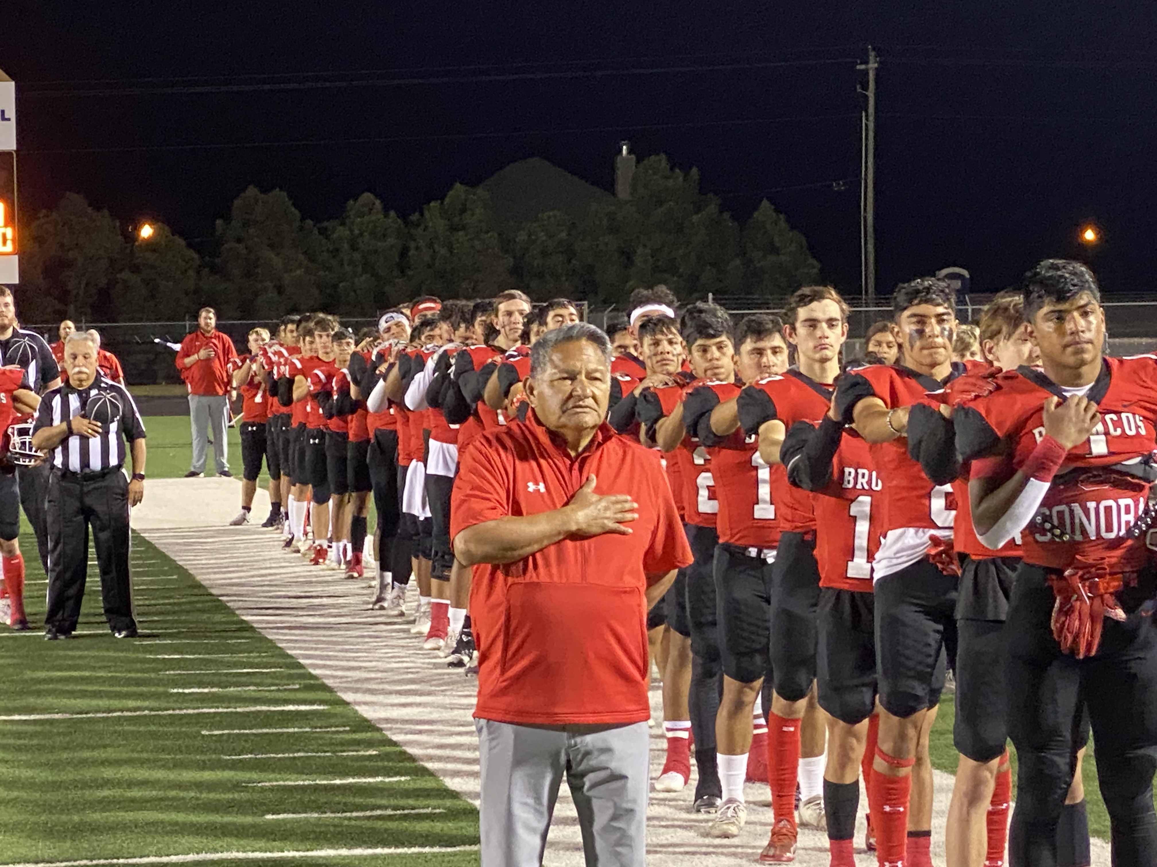 Sonora Broncos at the 1st round playoff game on Nov. 10, 2022