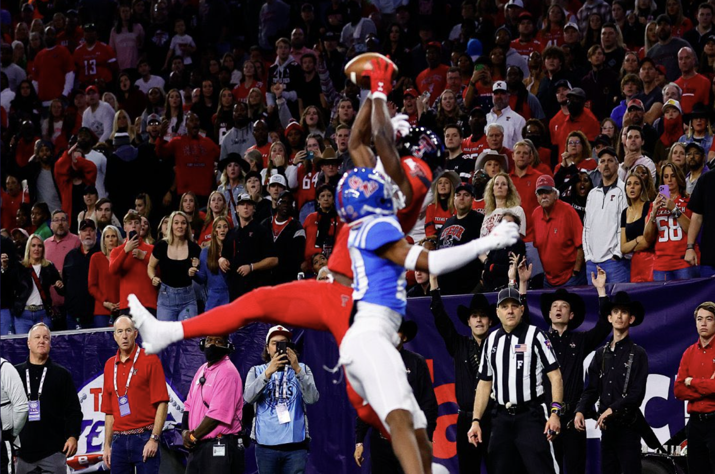 Texas Tech Red Raiders defeat the Ole Miss Rebels in the Texas Bowl