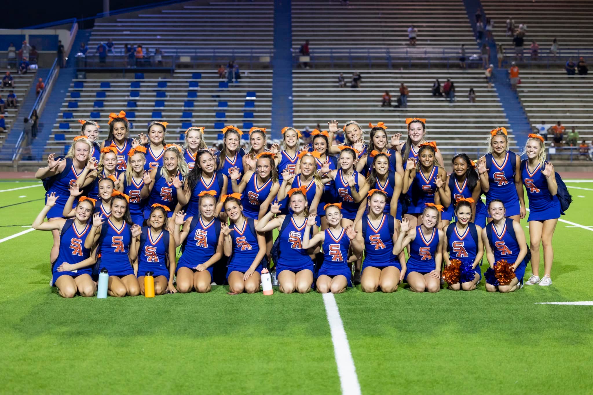 The 2022-2023 San Angelo Central High School Bobcats Cheerleaders