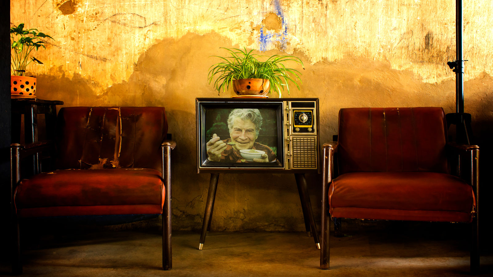 Euell Gibbons, who was sort of a health food advocate back in the 1960s.