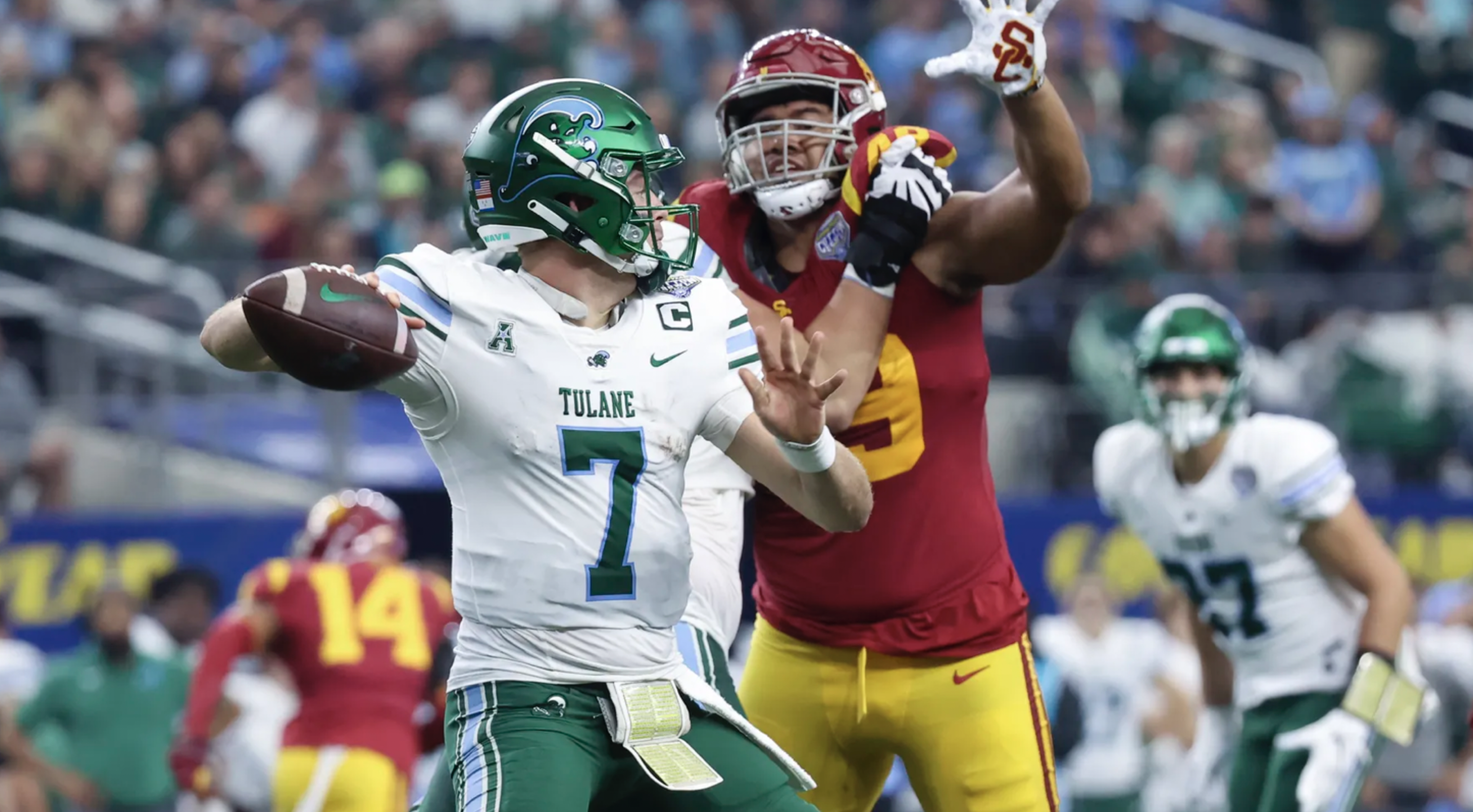 Tulane's quarterback Michael Pratt
