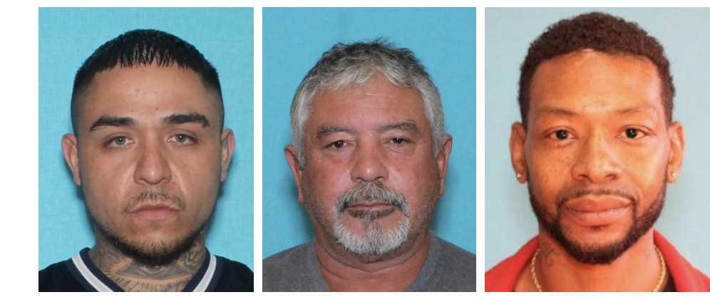 (Left to right: Rogelio Salinas, Salomon Olivas Marquez, Shacory Lee Pryor)