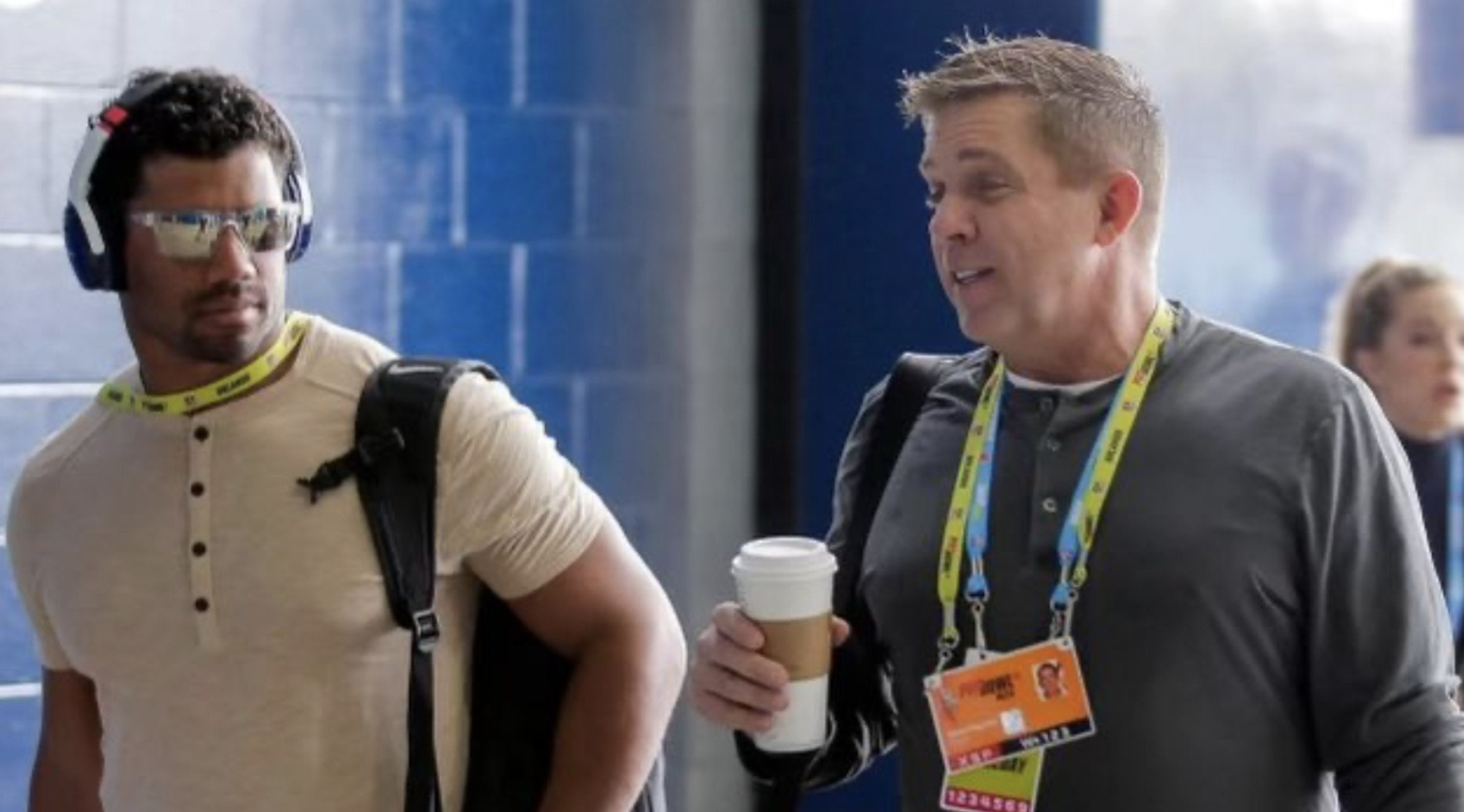 New Denver Bronco Head Coach Sean Payton and Quarterback Russell Wilson