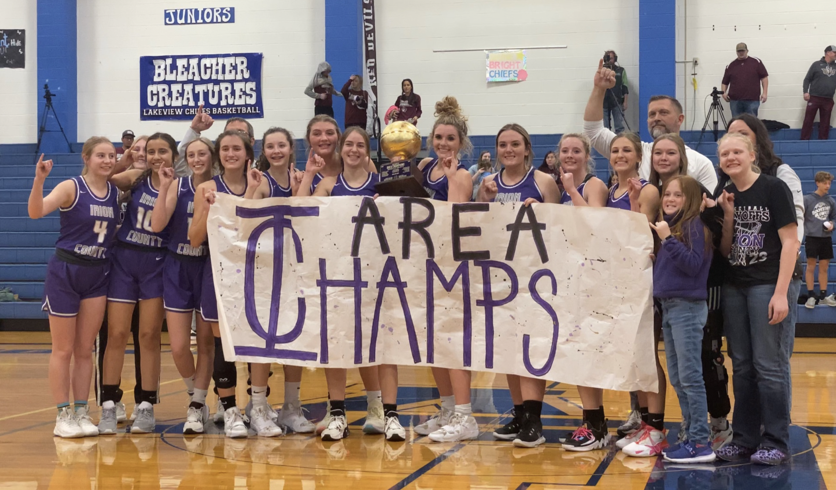 The 1A Area Champ Irion County Lady Hornets