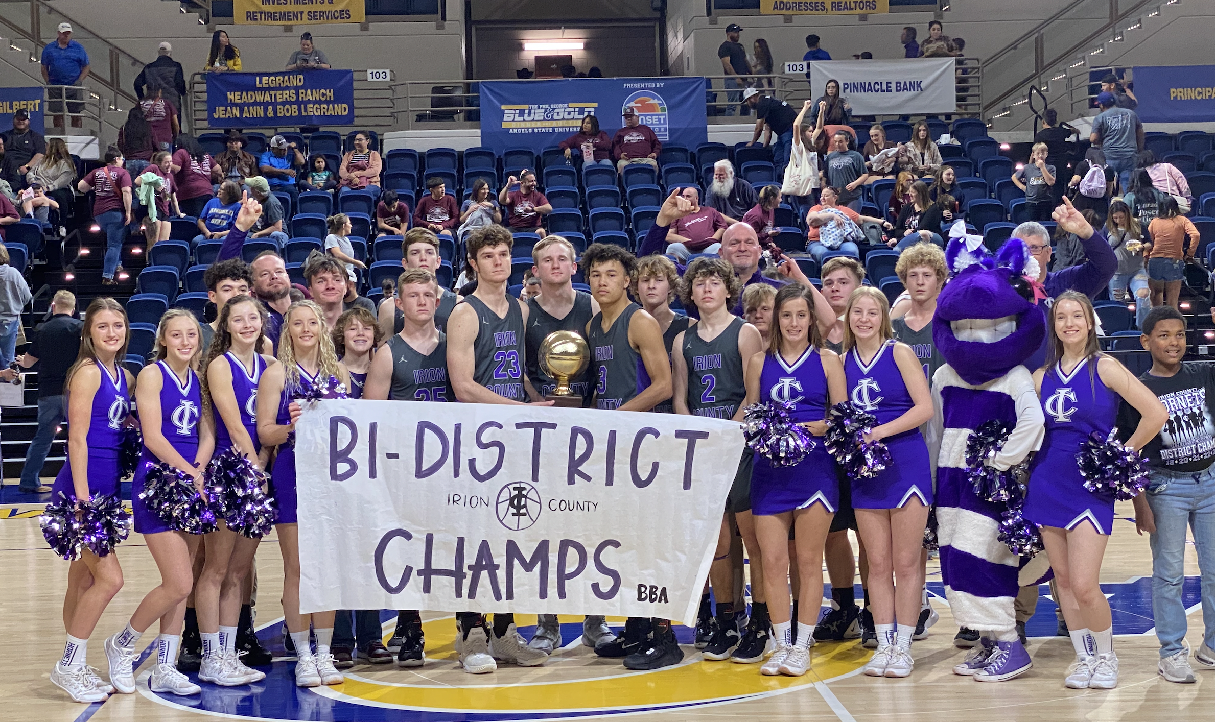 Bi-District Champion Irion County Hornets win big over the Paint Rock Indians