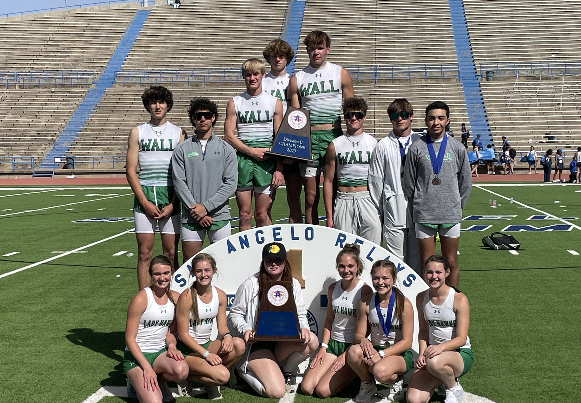 The Wall Hawks and Lady Hawks Track Team Winners!