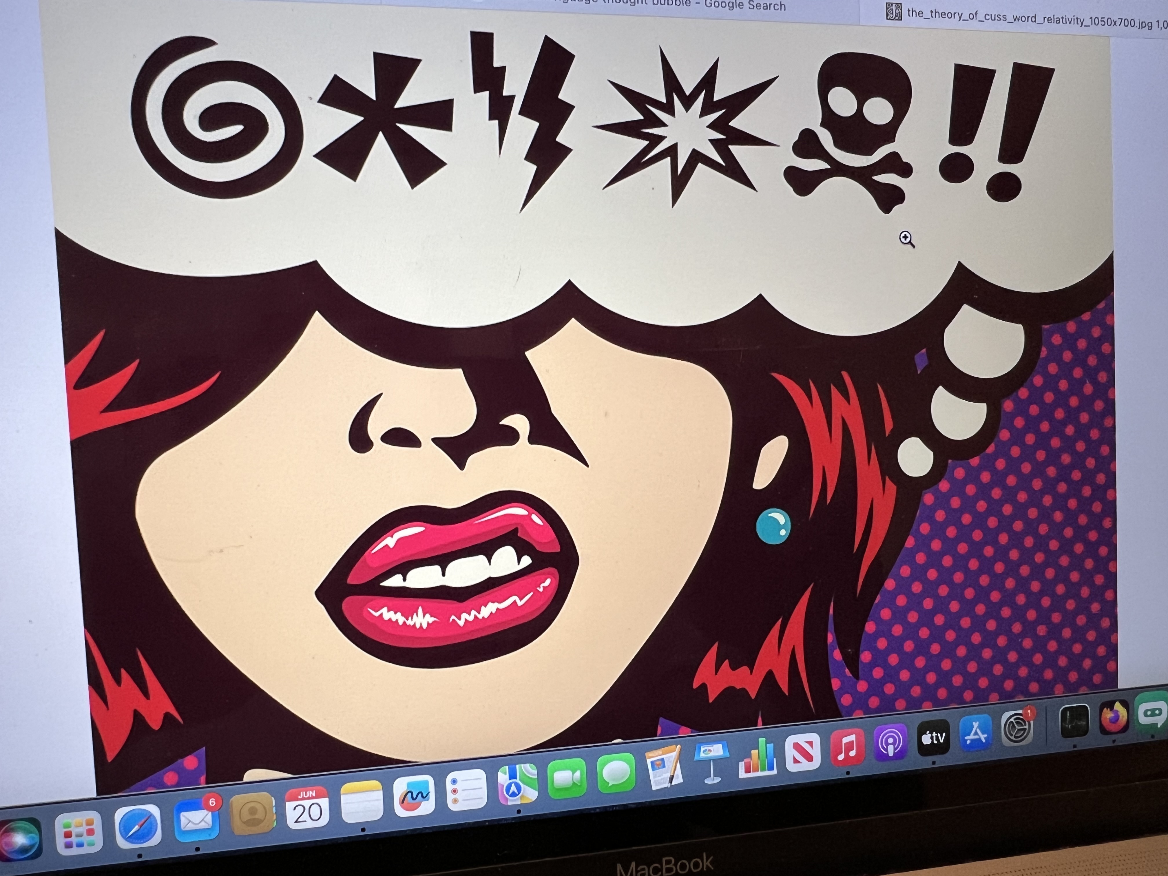 Abusive Language Image on Screen (LIVE! Photo/Yantis Green)