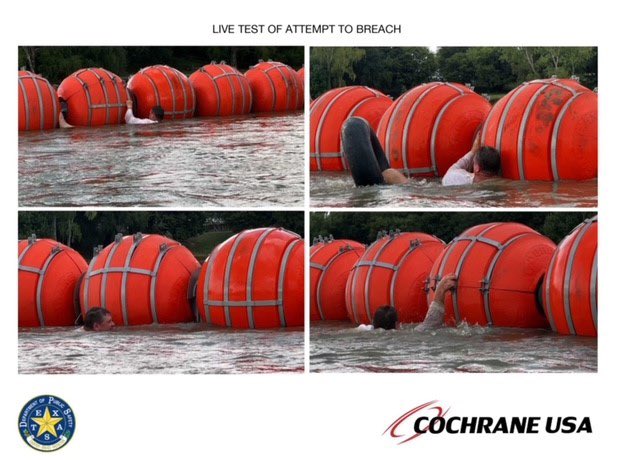 Border Buoy Test (Courtesy/DPS)