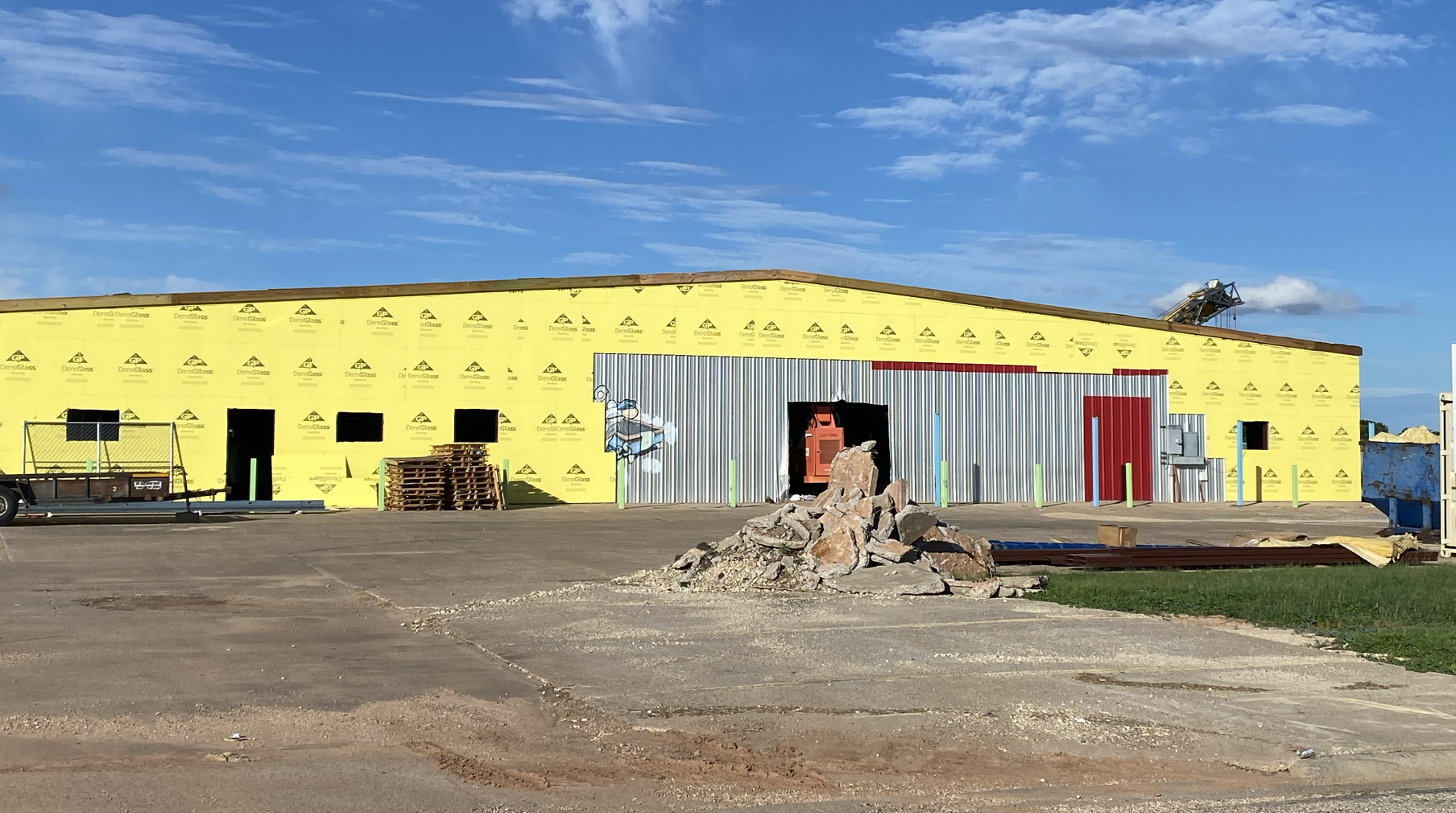 La Esperanza During Construction