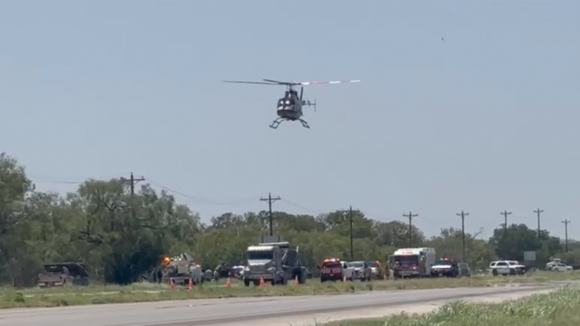 AirMed1 Called to Crash at US 87 and Glass Rd. on July 17, 2023