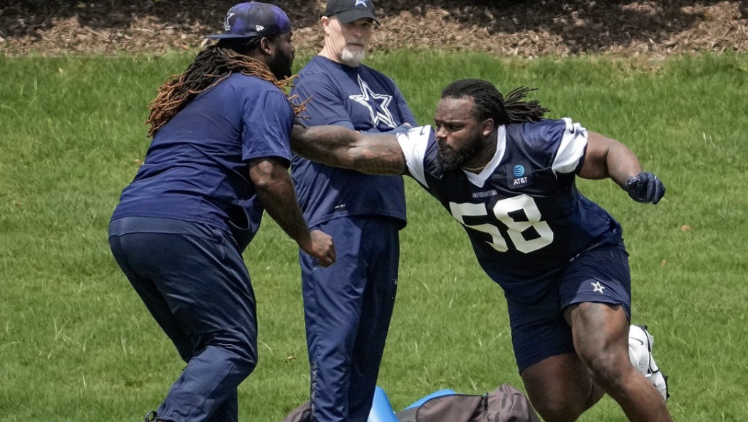 Dallas Cowboys Rookie Defensive Tackle Mazi Smith in Training Camp