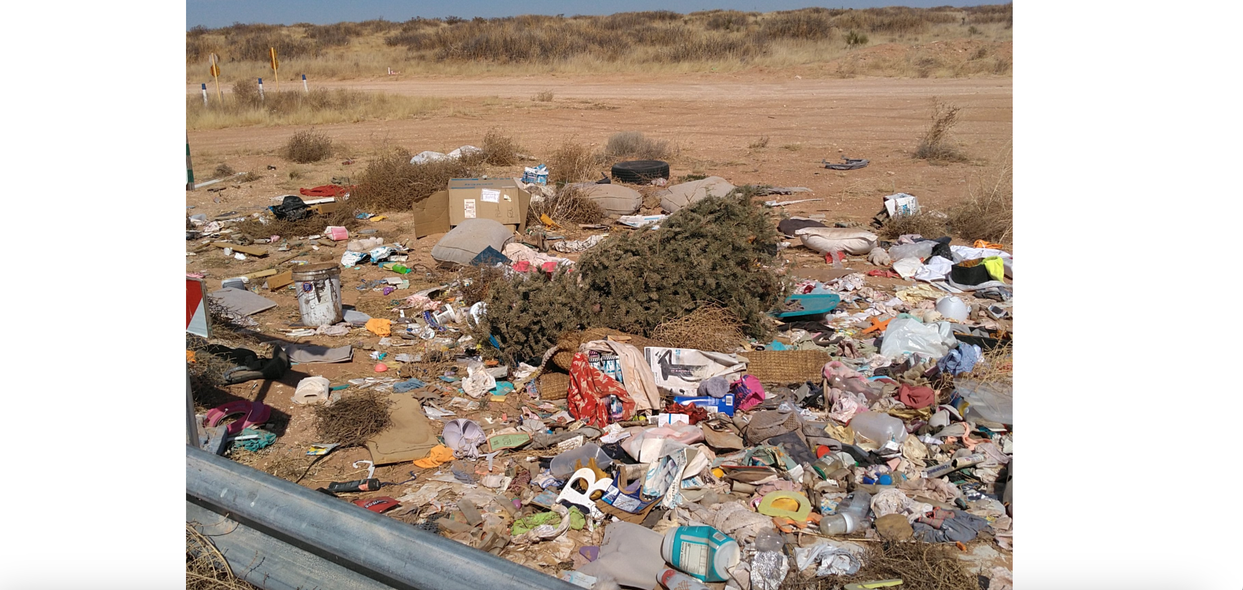 Illegal Dumping (Courtesy/El Paso Water)