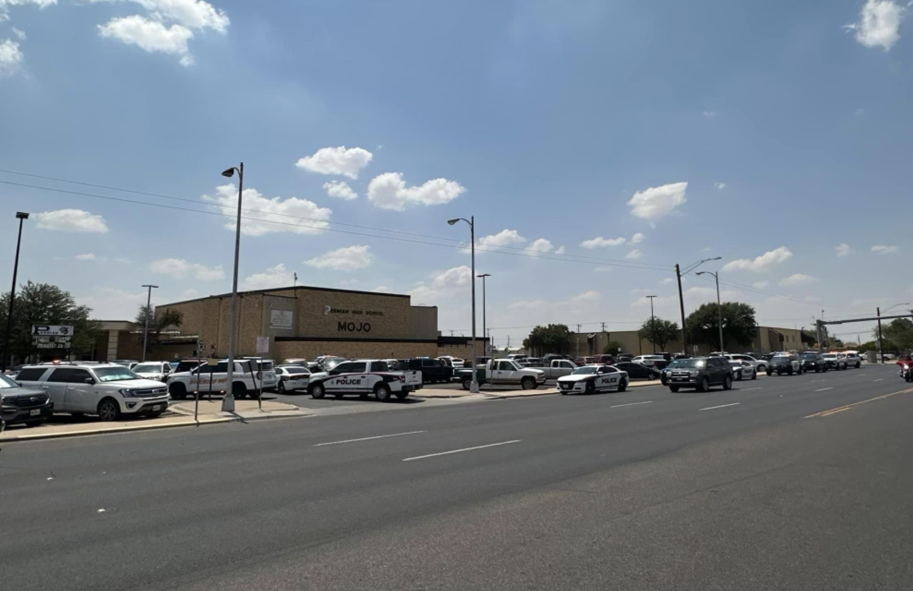 Odessa Permian High School under Lockdown