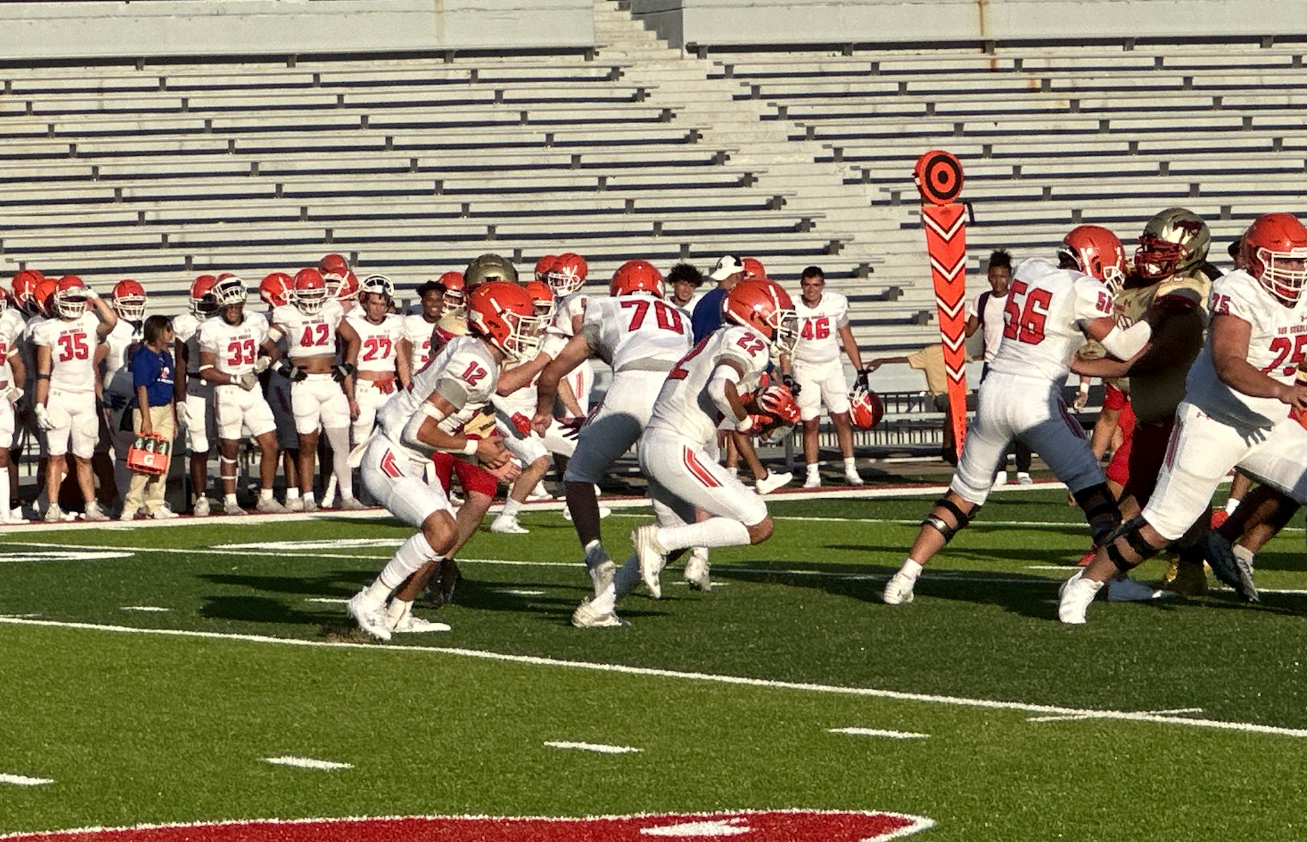 Central Bobcats' Scrimmage against Lubbock Coronado