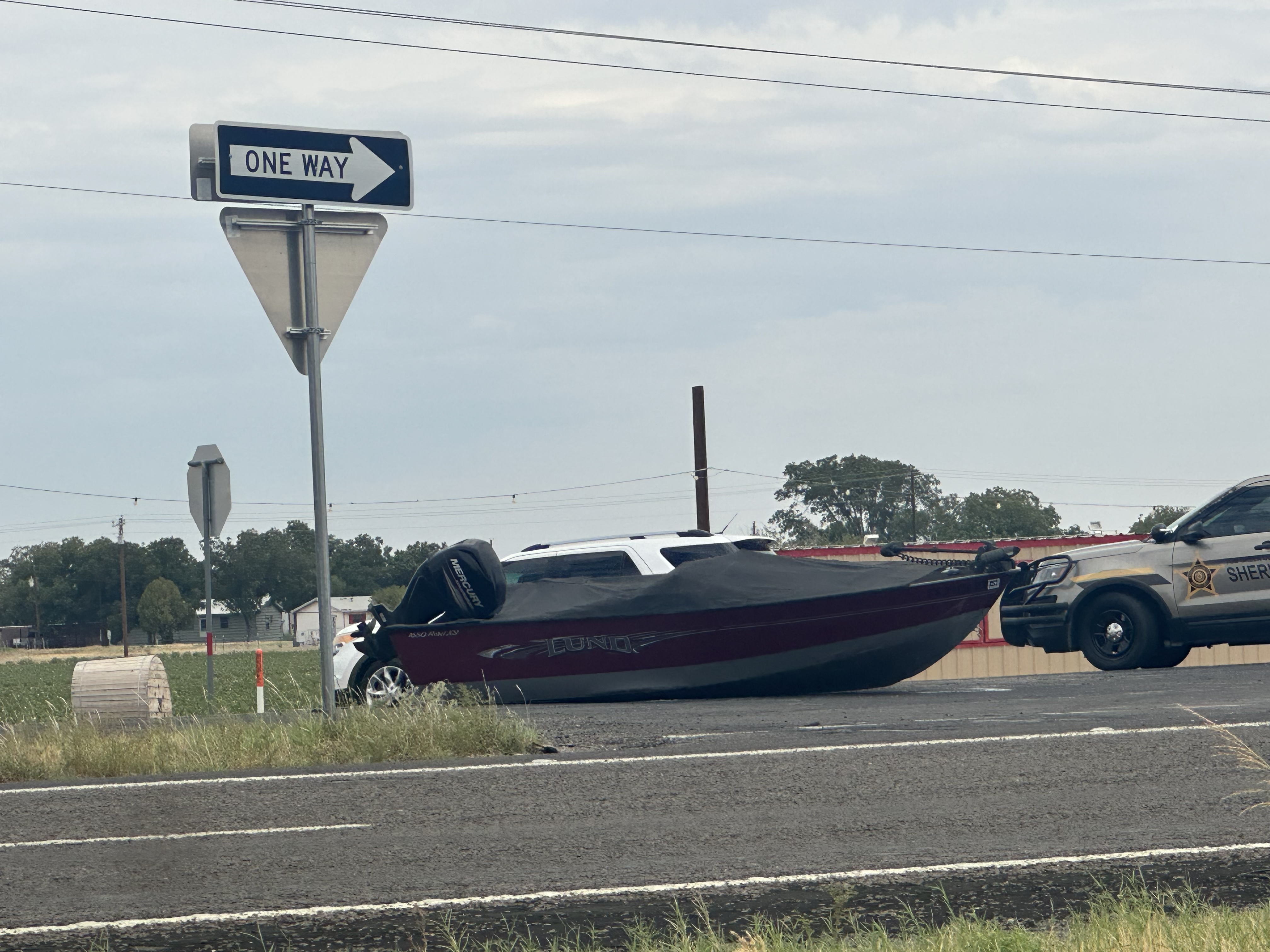 Crash on US 87 S and Brodnax Lane on Sep. 11, 2023
