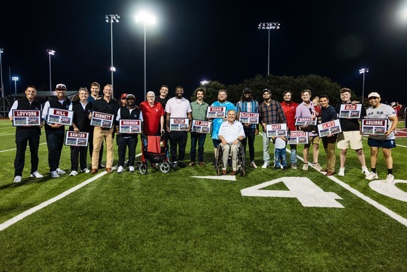Gov. Abbott at Football Tailgate for School Choice (Courtesy gov.texas.gov)