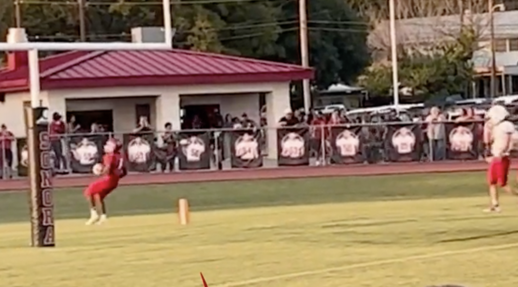 Sonora Bronco Running Back Edgar DeLuna Rushes for a Touchdown