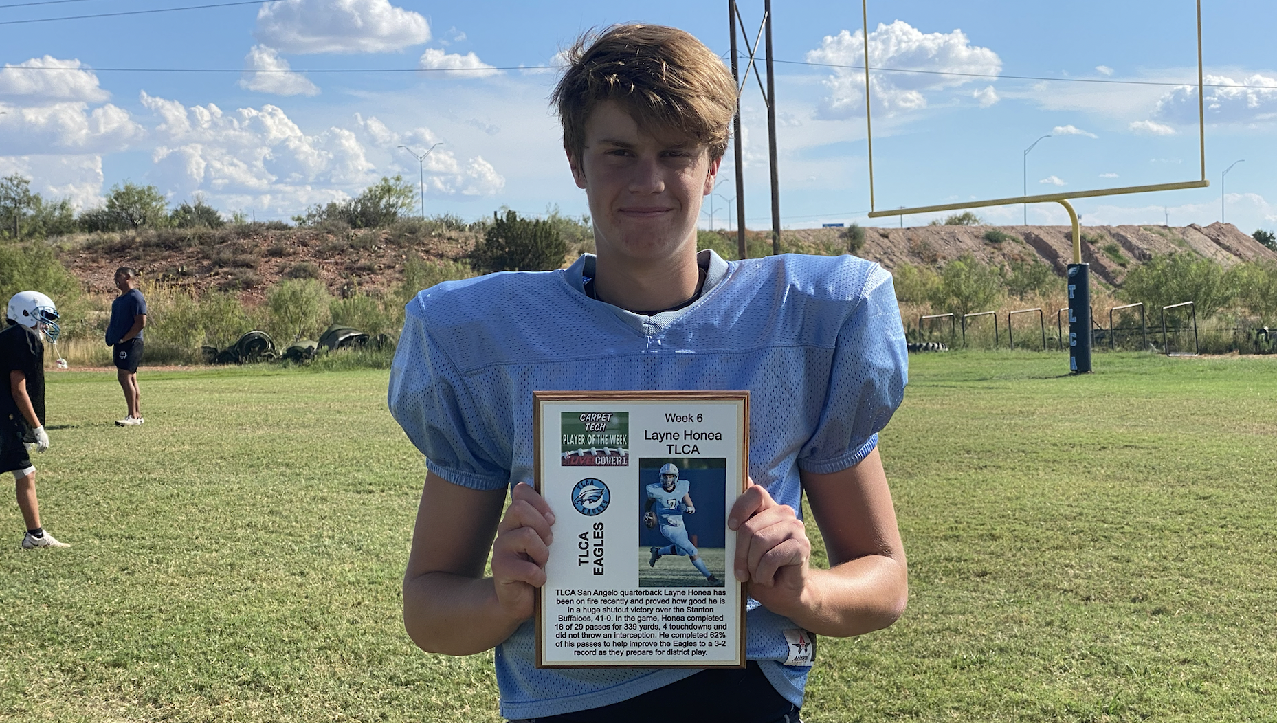 TLCA San Angelo Eagle Quarterback Layne Honea