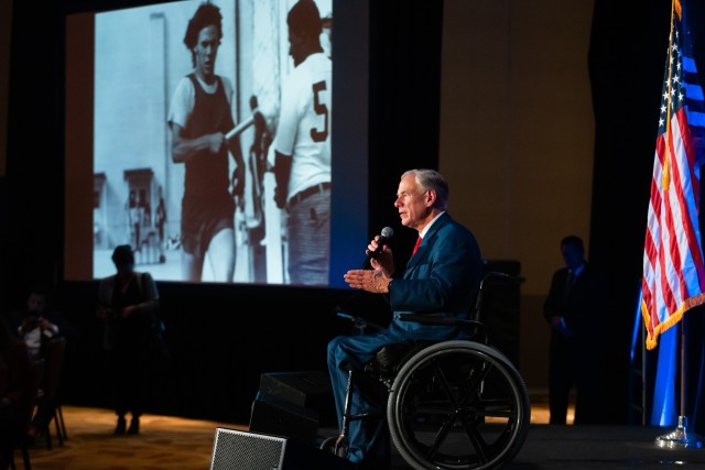 Gov. Abbott on School Vouchers Friday (Courtesy gov.texas.gov)